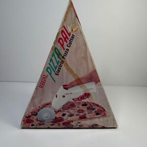 Regal Pizza Pal Electric Pizza Cutter White Vintage Retro 90s Kitsch Nostalgic